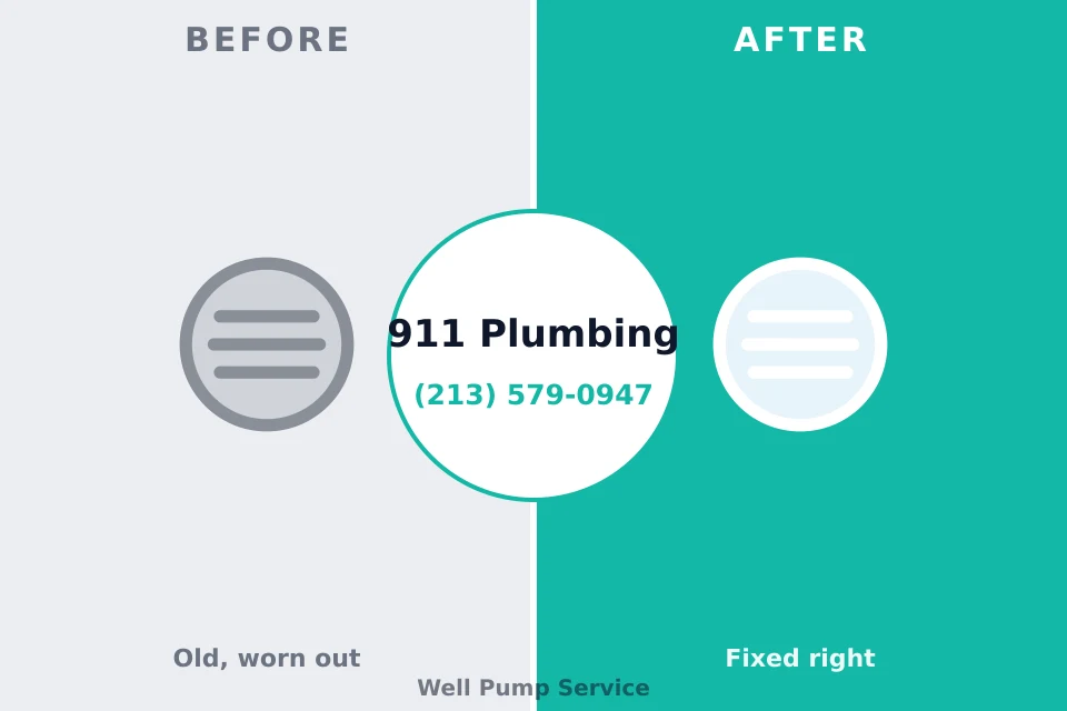 Before and after: plumbing repair Pierce City, MO